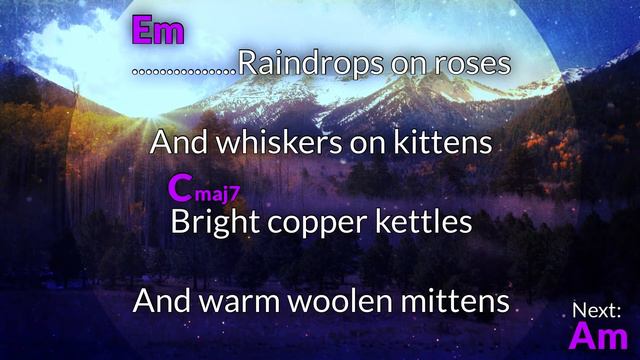 My Favorite Things Lyric Based Play Along смотреть онлайн