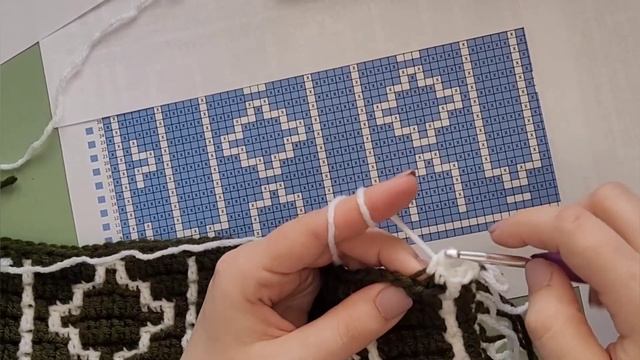 Tutorial for How to Read an Overlay Mosaic Crochet Chart with X's using my "GoldieLux" Pattern смотреть онлайн