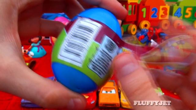 9 Surprise Eggs Unboxing Kinder Surprise Toy Story Hello Kitty Barbie Angry Birds Cars 2 Easter Egg смотреть онлайн