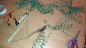 БЕРЁЗА ИЗ БИСЕРА Мастер-Класс  // BIRCH FROM BEADS Master Class А4