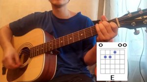 Nirvana - The Man Who Sold the World, простая мелодия на гитаре + аккорды