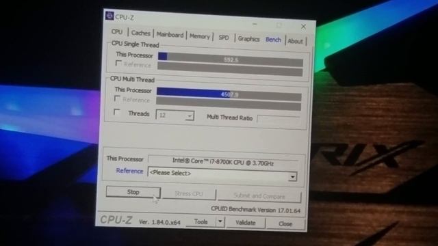Cpu-Z I7 8700k 5ghz Score