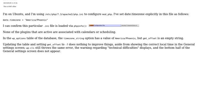 Wordpress: Unknown or broken timezone error for America/Phoenix смотреть онлайн