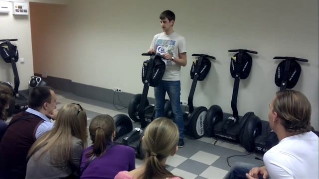 Инструктаж по управлению сегвеем. Learning To Ride The Segway