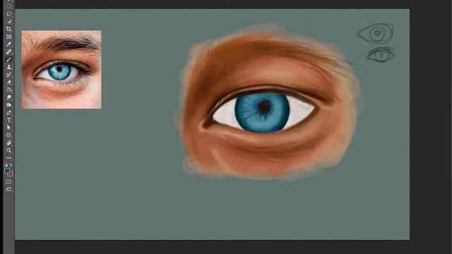 how to draw eyes in photoshop смотреть онлайн