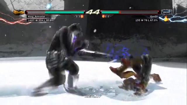 King_Armorlot (Armor King) vs ISmiDI (Leo) Tekken 6 RANKED смотреть онлайн