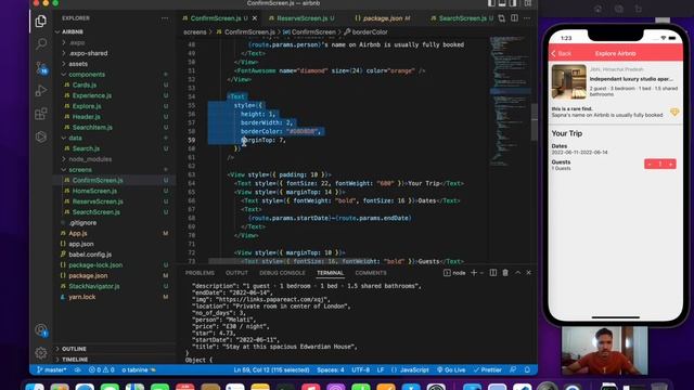 ? Let's build Airbnb with React Native| Confirmation Screen | Expo | Day5 смотреть онлайн