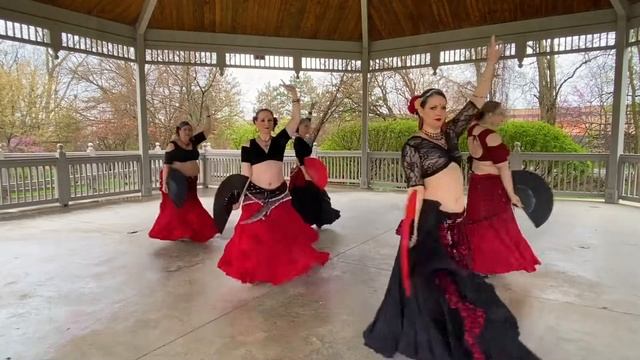 Indy Tribal dancing flamenco fan смотреть онлайн