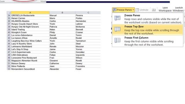 Excel 2010-Database Features смотреть онлайн