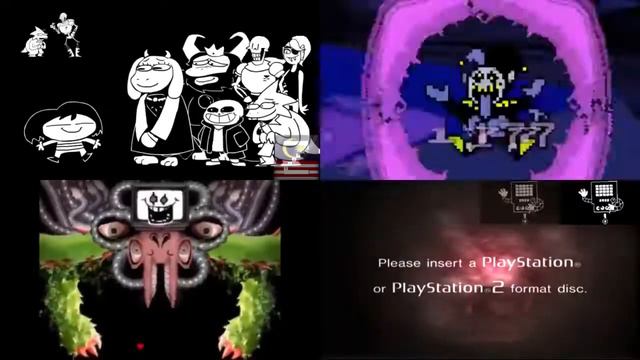 Sparta Remixes Undertale Quadparison