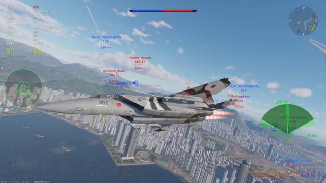Japanese F-15J 7 Kill Match | War Thunder смотреть онлайн