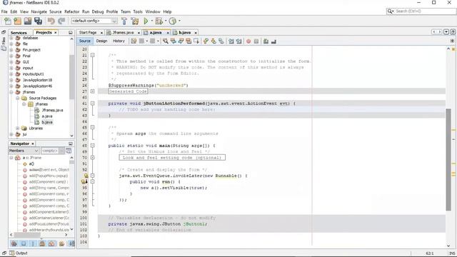 How to link one frame with an other| Java| Tutorial 5 смотреть онлайн