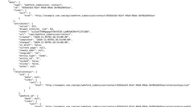 Drupal: Submissions using JSON:API POST method смотреть онлайн