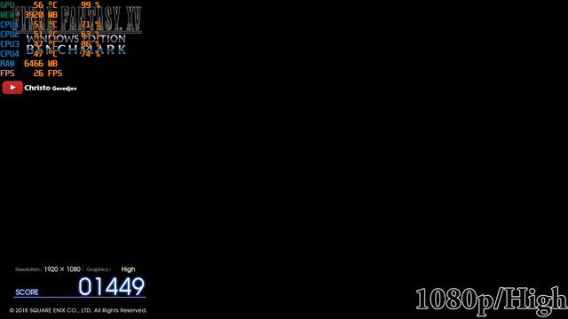 FINAL FANTASY XV / 15 [PC] Test FPS Low/Medium/High with GTX 1050 Ti & Intel Pentium G4560 смотреть онлайн