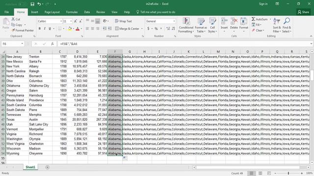 How To Convert a Column or Rows of Data into Comma Separated Values | Excel 2016/2013/2010/2007 смотреть онлайн