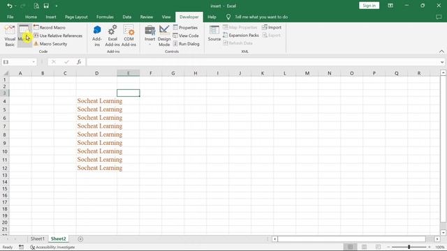 របៀបប្រើ Record Macro | How to record Macro in excel VBA #Part07 #VBA смотреть онлайн