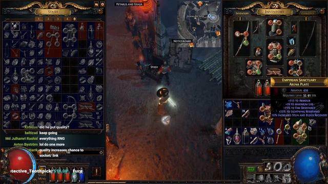 ACT 4 🔴 LIVE Minecrafter Plays * Path Of Exile *