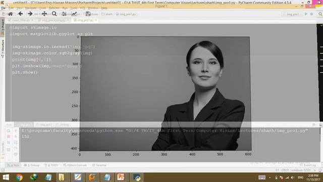 Starting python with image reading ,show and point operation on image смотреть онлайн