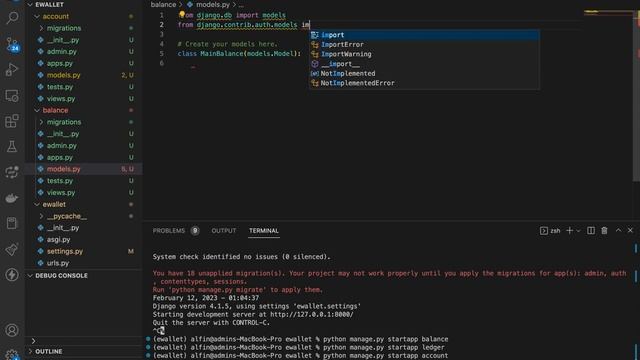 Mini Wallet Bagian 3 - Django Model dan Koneksi Database Mysql смотреть онлайн