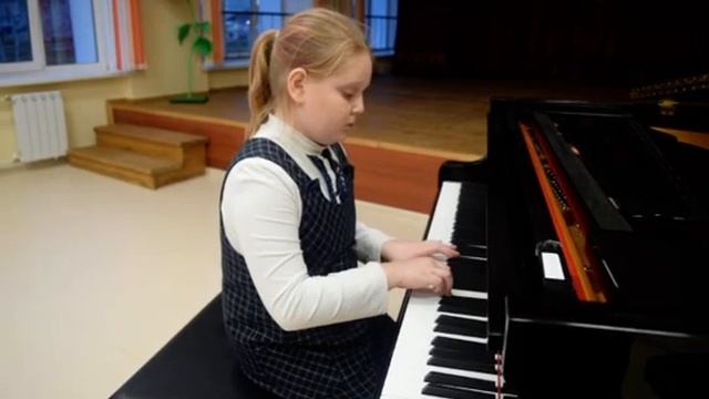 Тетерина Ксюша - Л.Лукомской "Полька" смотреть онлайн