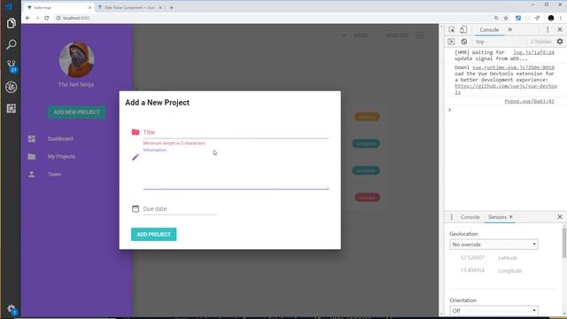 Vuetify Tutorial #26 - Simple Form Validation смотреть онлайн