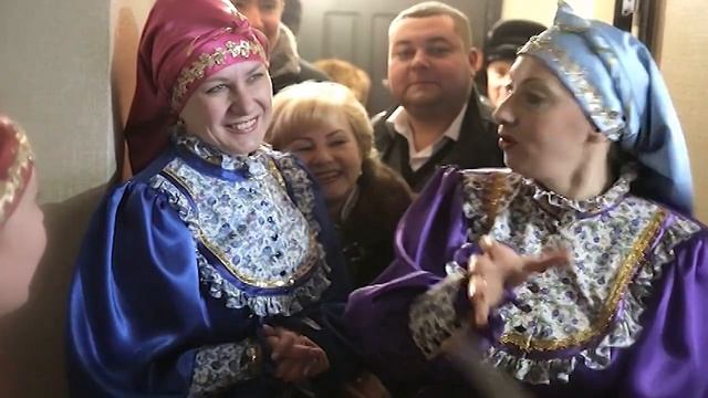 Русская свадьба зимой, выкуп невесты, свадебные традиции смотреть онлайн