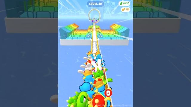 Runner Coaster - All Levels Gameplay Android,ios (Levels 29-31) смотреть онлайн