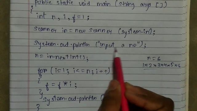 program to find factorial of a number | Java | code_yard смотреть онлайн