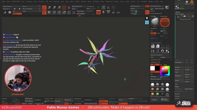 ZBrush Guides: 3D Model Christmas Trees #withme ! - Pablo Muñoz Gómez - ZBrush 2021 смотреть онлайн