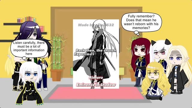 Eminence in Shadow (Wattpad AU) react to Rimuru |Gacha React| ship: Rimuru x Beatrix смотреть онлайн