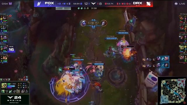 FOX vs DRX | LCK Spring 2024 #HIGHLIGHTS смотреть онлайн