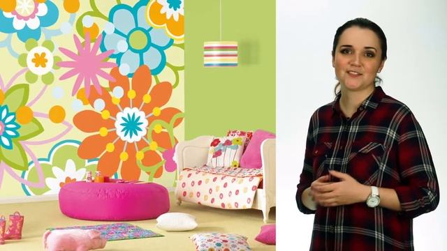 Яркий принт в интерьере детской. Красочный дизайн детской комнаты смотреть онлайн