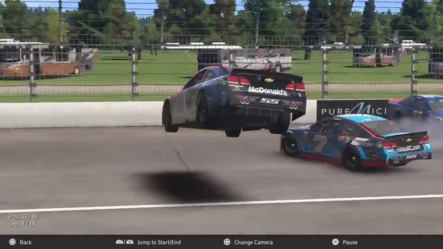 NASCAR Heat Evolution Crash compilation #14 смотреть онлайн