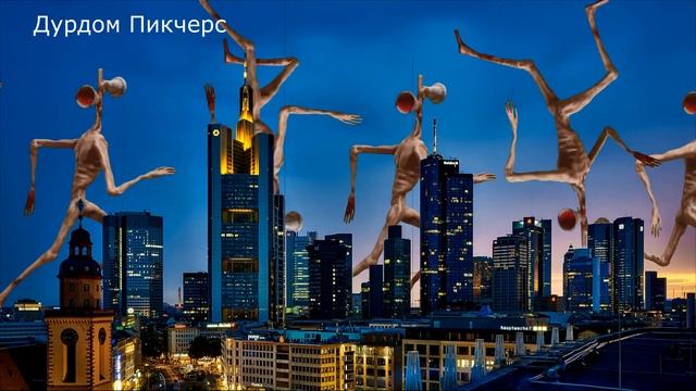 Сиреноголовый снятый на камеру в городе Франкфурт. Германия.