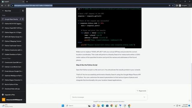Google Map Nearby search in Python смотреть онлайн
