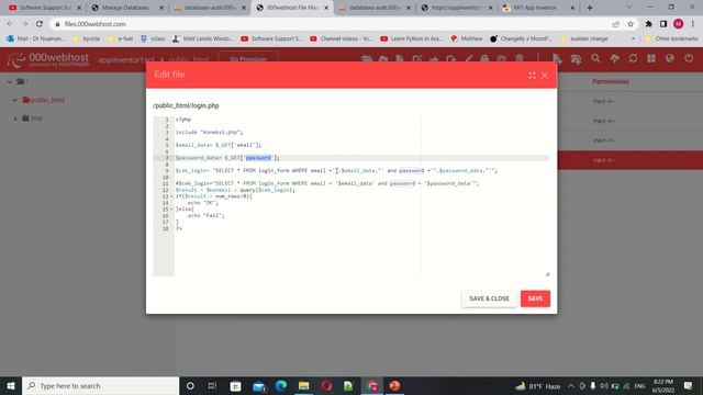 login screen |MySQL | App Inventor смотреть онлайн