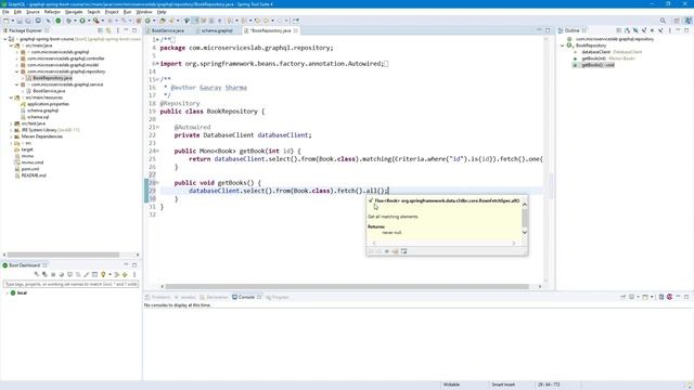GraphQL Spring Boot #7 - Creating a GraphQL Schema. смотреть онлайн