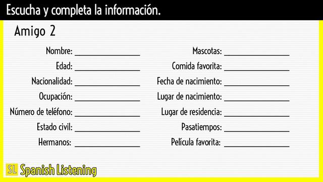 Spanish Listening: Descripciones de amigos смотреть онлайн