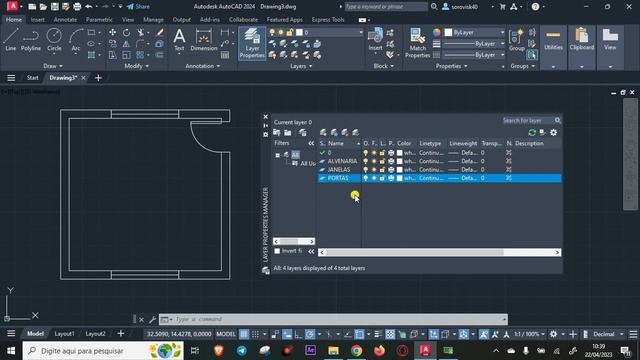 AUTOCAD 2024 CURSO - AULA 6 - TRABALHANDO COM LAYERS смотреть онлайн