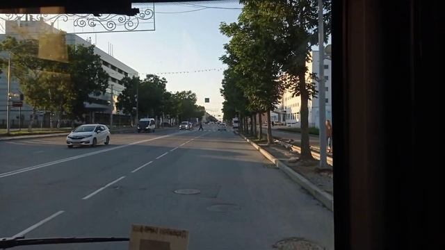 И снова зеленый мАз | Вечерняя поездка на 5 маршруте на автобусе МАЗ-206.948