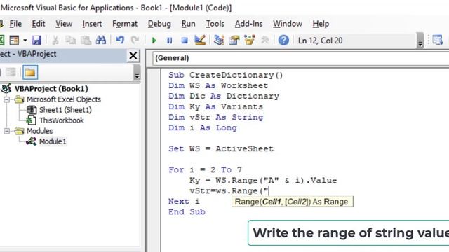 How to create Dictionary in Excel VBA - Excel Avon смотреть онлайн