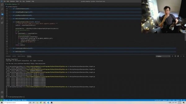 Vulkan in Python Tutorial 4 devices (deprecated)