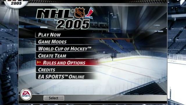 NHL 2005 - Main menu смотреть онлайн
