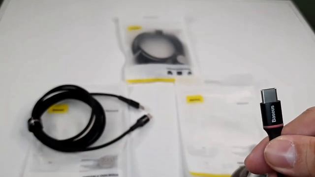 BASEUS Cable Halo Kabel Data Type C Fast Charging LED 2M смотреть онлайн