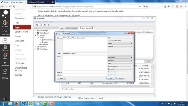 QGIS 3 DB Manager Simple Select SQL смотреть онлайн