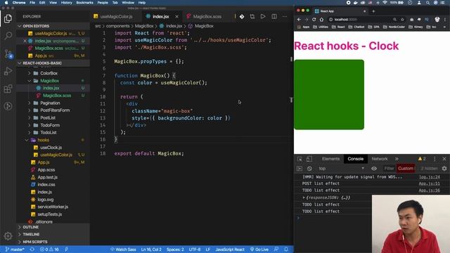 React hooks: 13 - Code a custom hooks from scratch (2020) ? смотреть онлайн