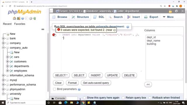 Insert multiple rows in a table in MySQL | Learn with Vishal смотреть онлайн