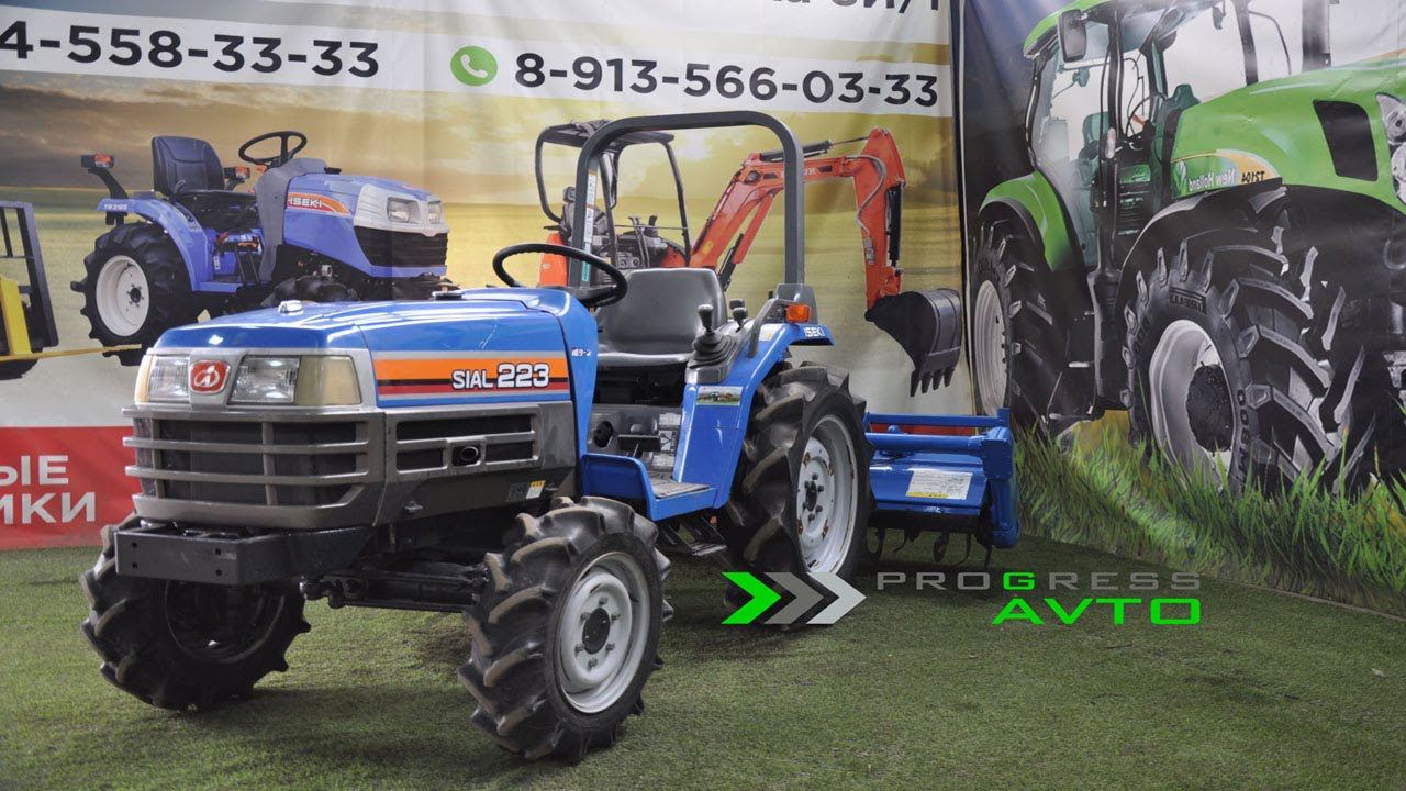 ISEKI SIAL223 в Красноярске за 710 000 руб. японский минитрактор 22 л.с. реверс гидроусилитель руля смотреть онлайн