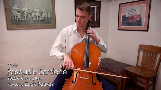 Pasquale Sardone cello, 2022, Cremona, Italy / Zack Reaves / at the Metzler Violin Shop смотреть онлайн