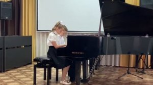 Фортепианный дуэт Сысоева Милана  и Абаев Артем.  А. Доренский. Веселое настроение